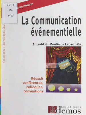 cover image of La communication événementielle